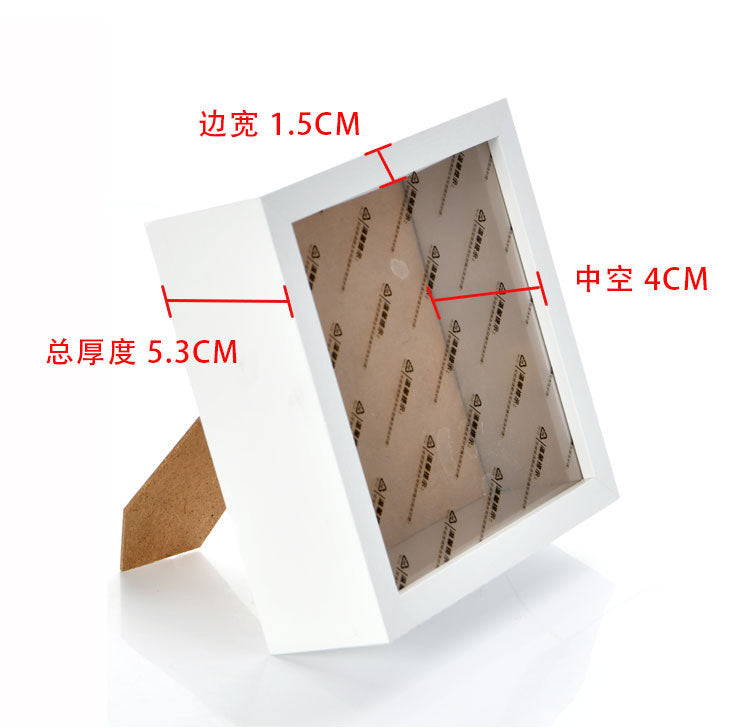 إطار صور ثلاثي الأبعاد مصنوع من خشب MDF، طاولة مجوفة 4 سم، إطار زهور خالدة، إطار جداري، إطار مربع، مكعبات بناء، إطار صور ليغو