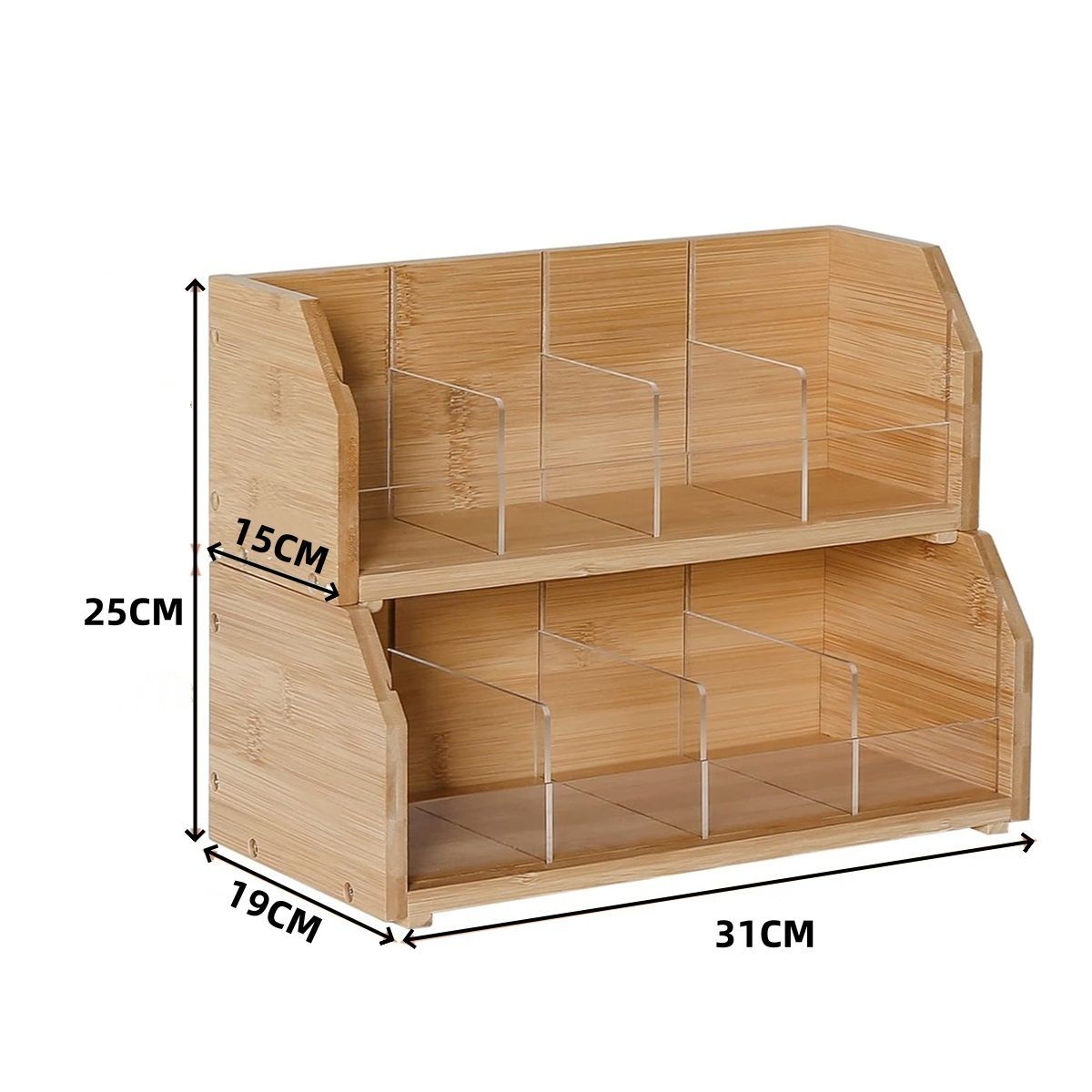 P Wooden tea bag storage box Finishing box