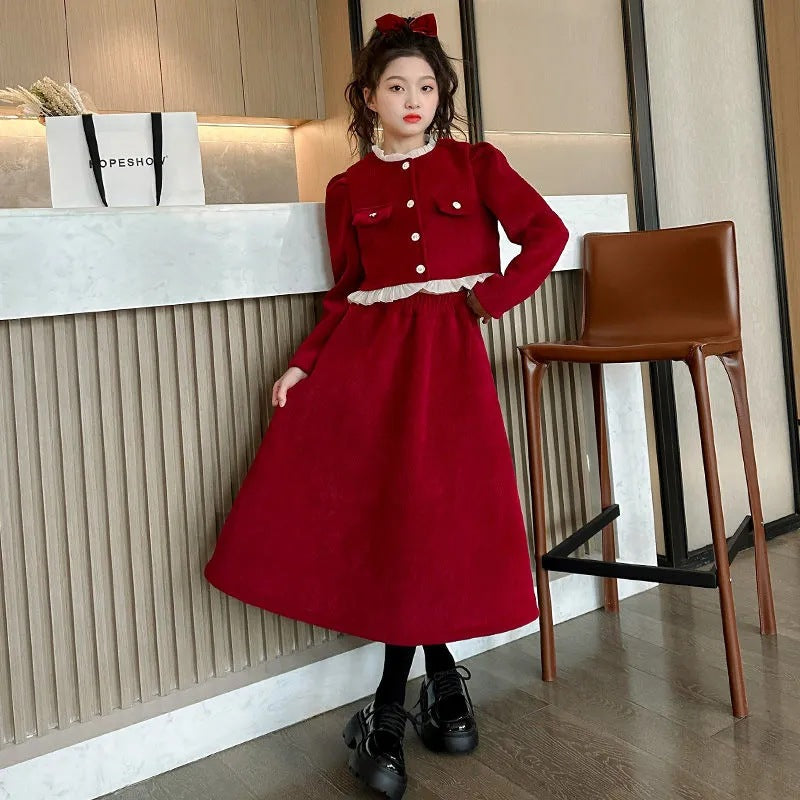 A two-piece set for children and adolescents