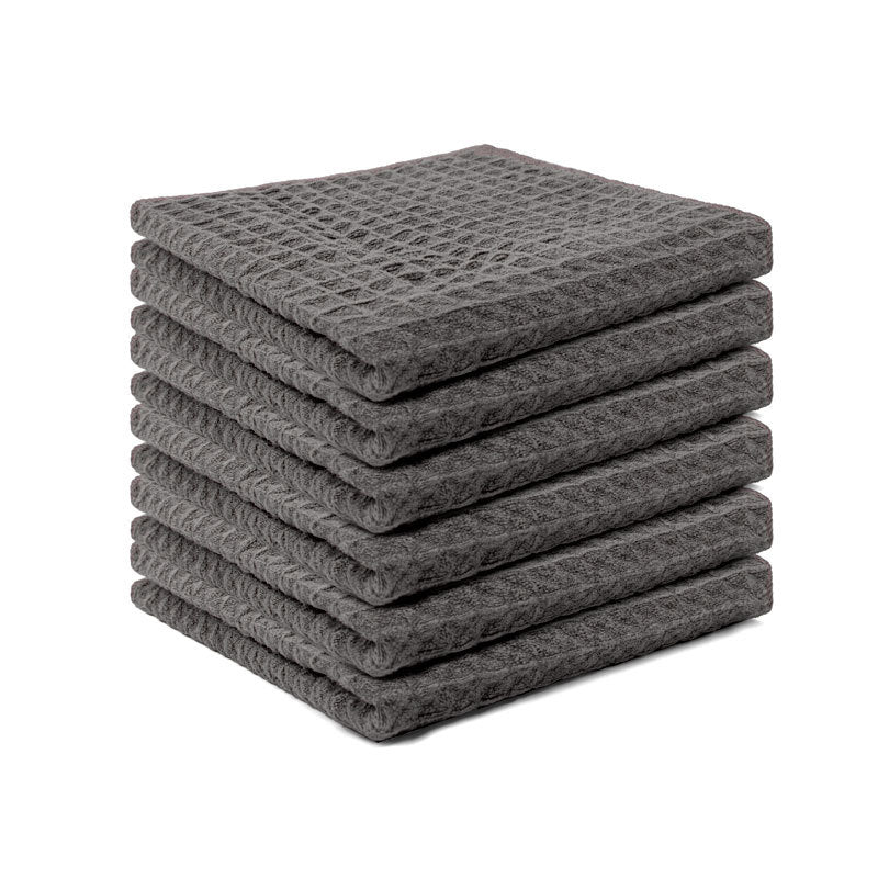 A Waffle rag coffee milk tea shop bar special cleaning towel thickened not easy to lose hair quick drying cleaning towel