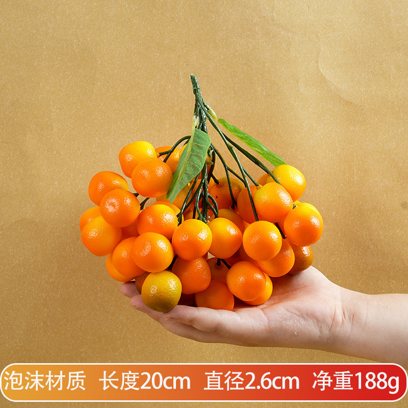 A Simulated fruits, fake fruits, apples, oranges, oranges, models, plastic decorations, ornaments, shooting props, children's teaching aids