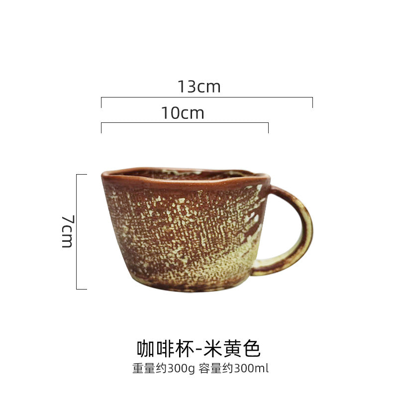 A handmade clay cup