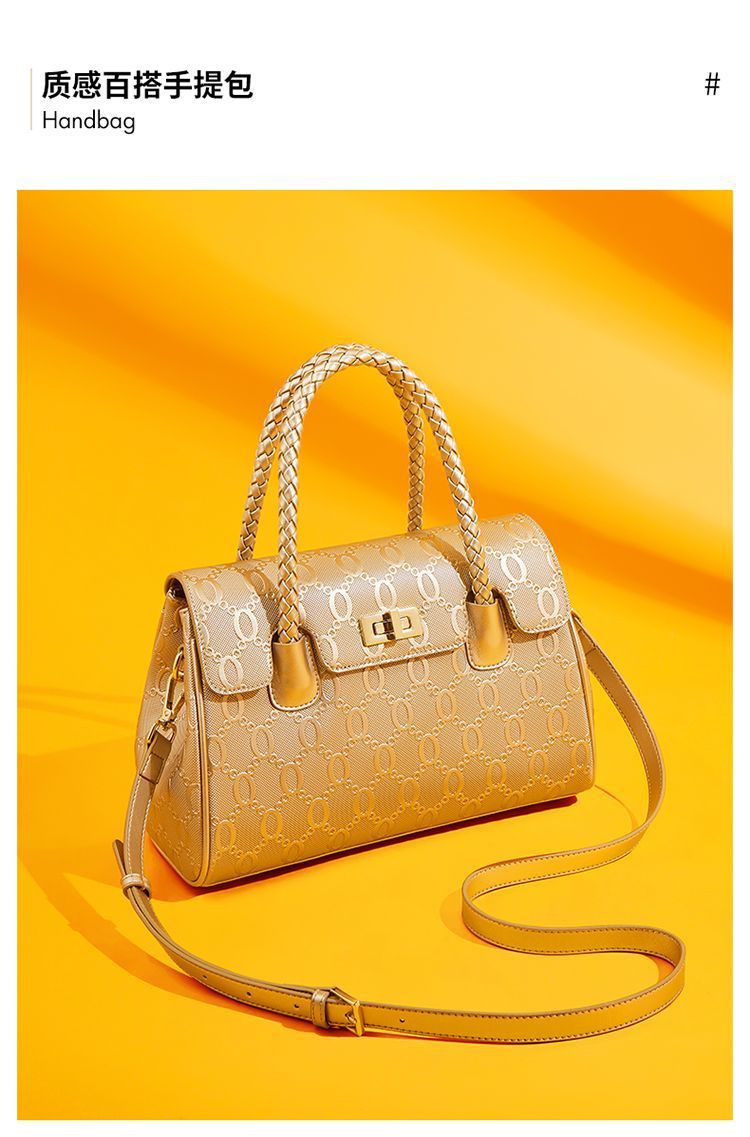 حقيبة يد من جلد البقر