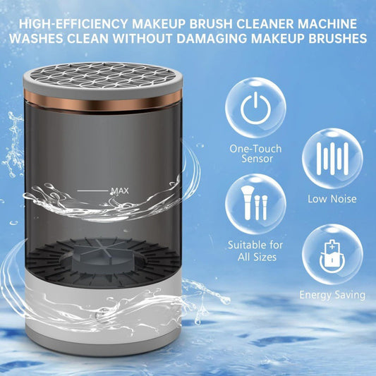 A makeup brush cleaner abs material