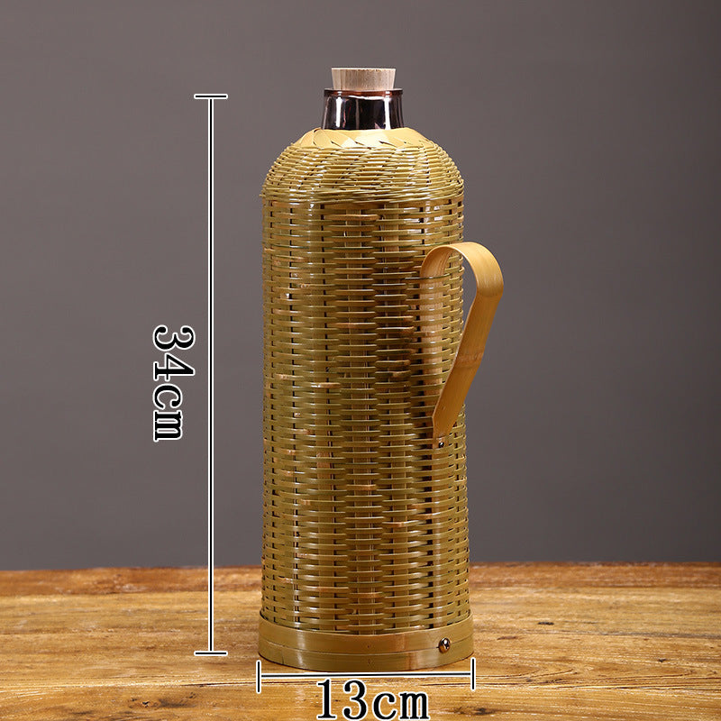 A bamboo kettle