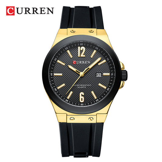 A 8467 Men's Sports Watch Men's Watch Silicone Strap Business Foreign Trade Watch Simple Spot