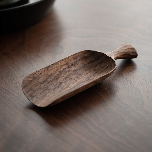 A Pure handmade hammered black walnut tea