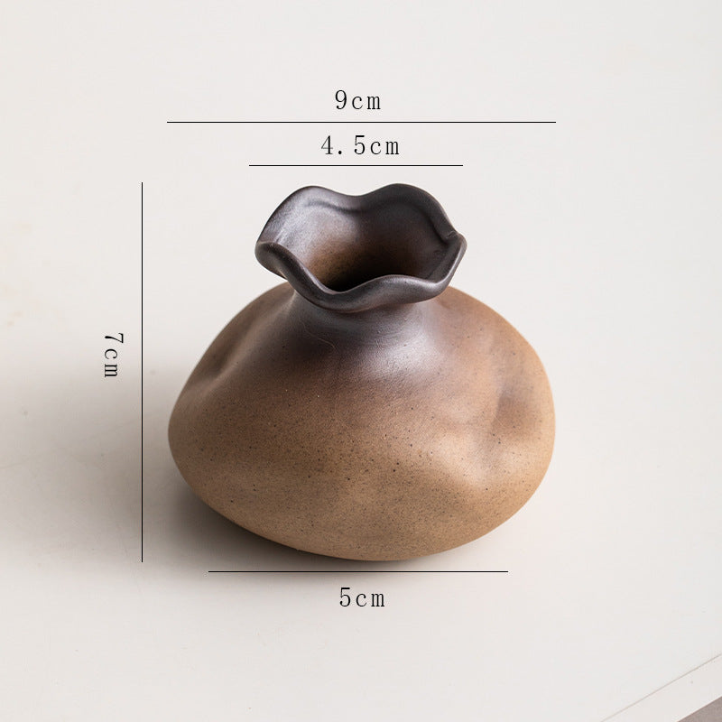 A ceramic vase ornament