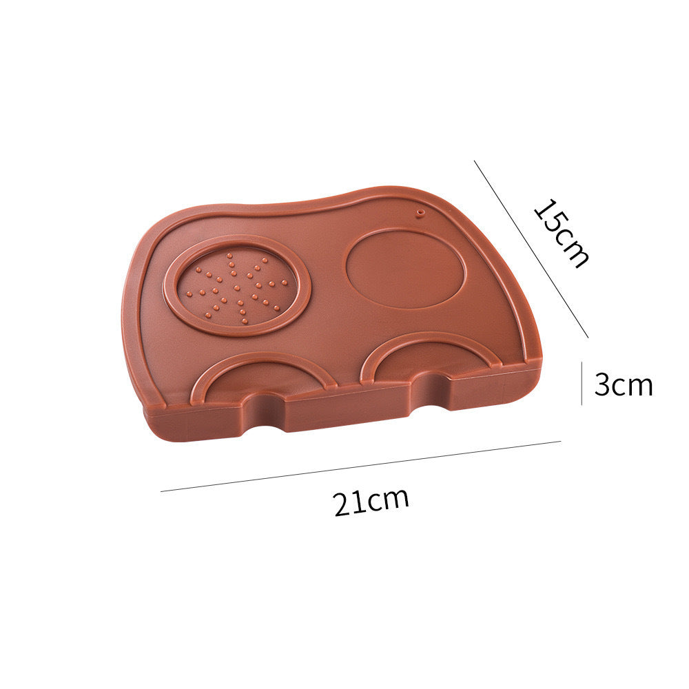 A Coffee Press Pad Silicone Coffee Corner Pad Non-slip Cloth Powder Press Seat Coffee Machine Accessories