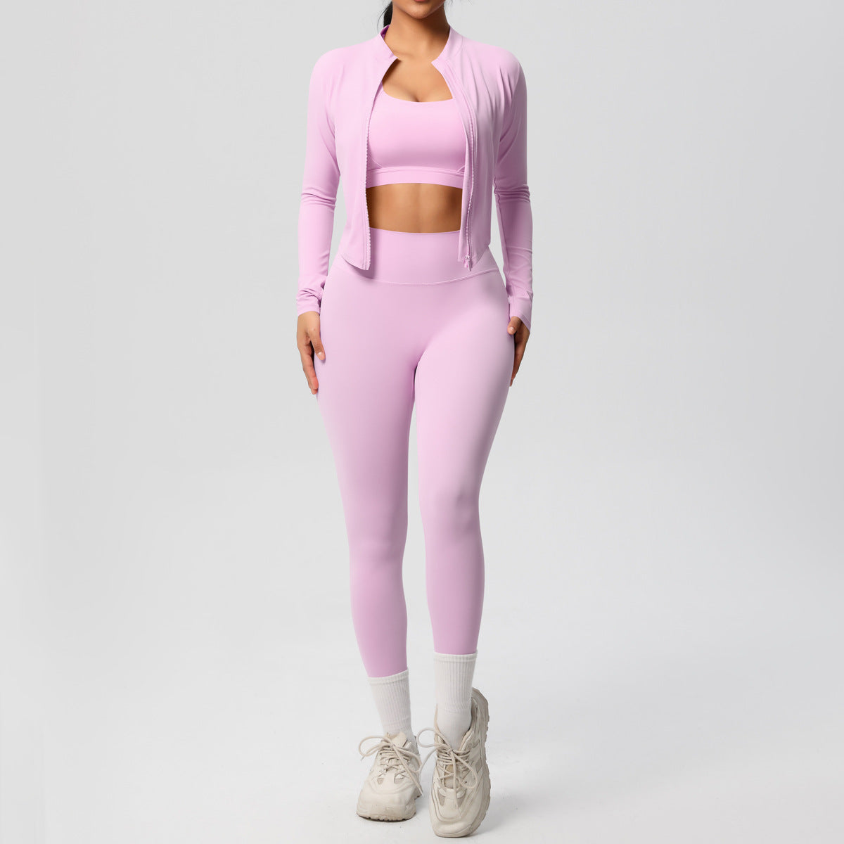 A Tight Yoga Vest Jacket Shockproof Beauty Back Sports Bra Pilates Running Outdoor Yoga Clothing