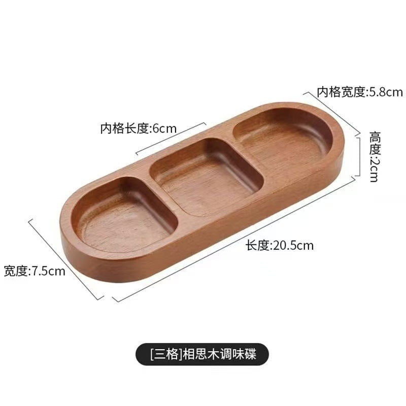 A retro style solid wood wooden tray wood
