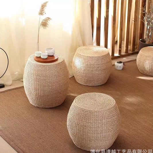 A straw stool