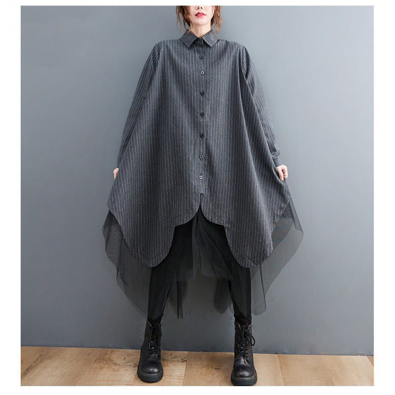 A long shirt jacket