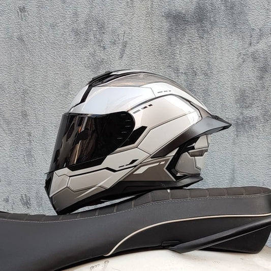 A locomotive helmet