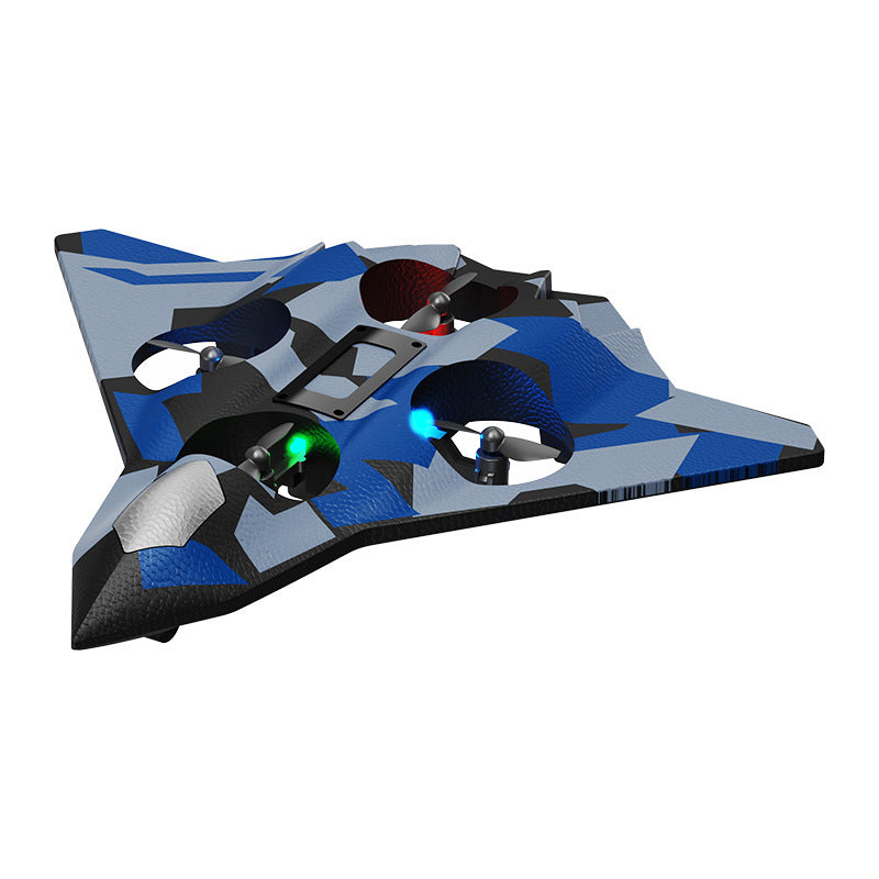 A foam four-axis remote control aircraft toy