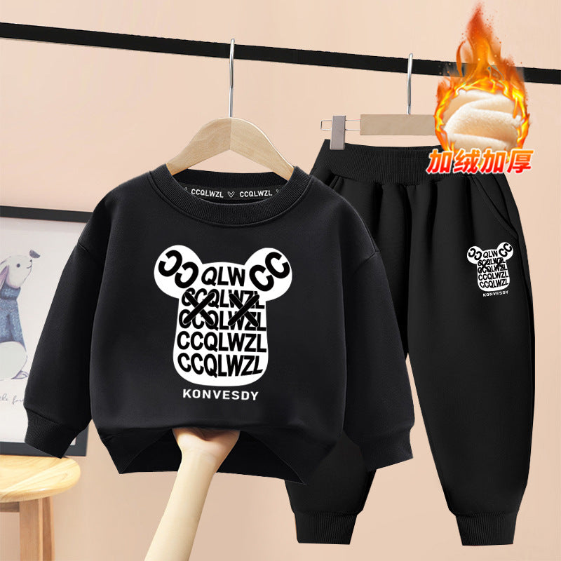 A children's sweater set