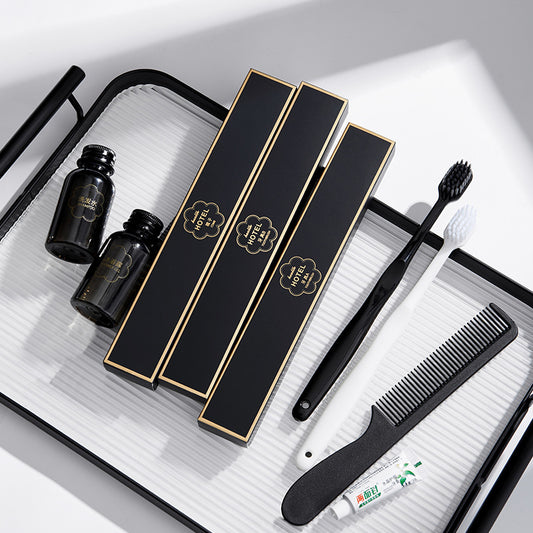 Hotel hotel disposable toothbrush boxed toiletries B & B disposable supplies set consumables customization