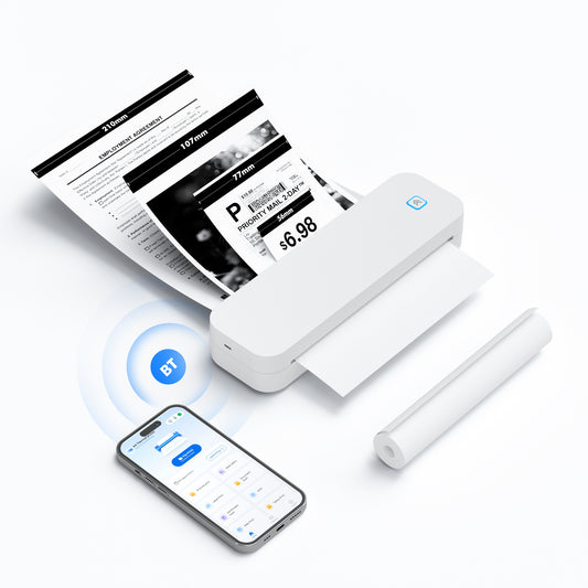 A A4 Portable Printer Self-adhesive Thermal Printer