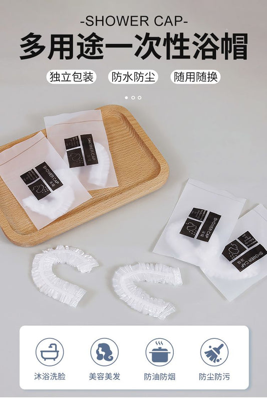 P disposable shower cap