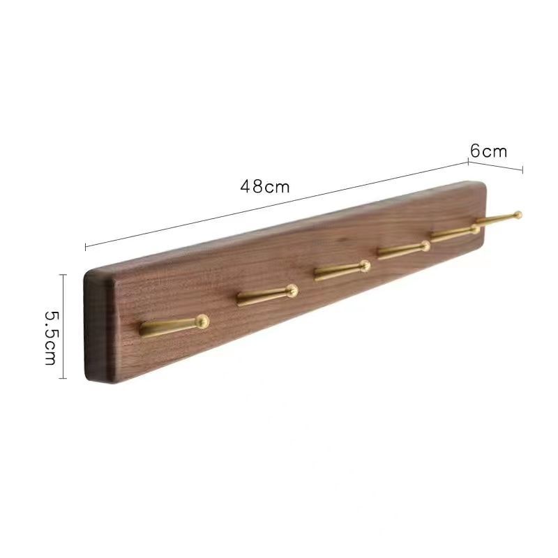 P black walnut hat rack