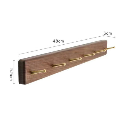 P black walnut hat rack