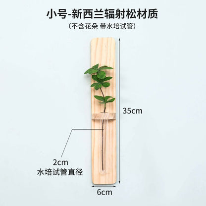 P Log Flowers Dried Flower Arranger Hydroponic Glass Test Tube Vase