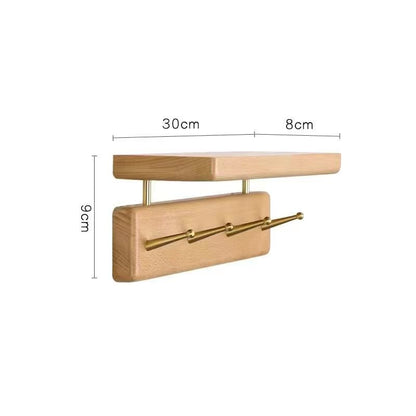 P black walnut hat rack