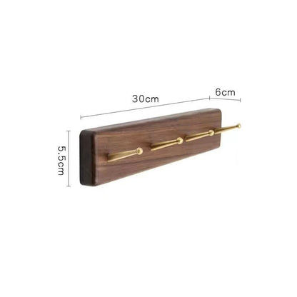 P black walnut hat rack