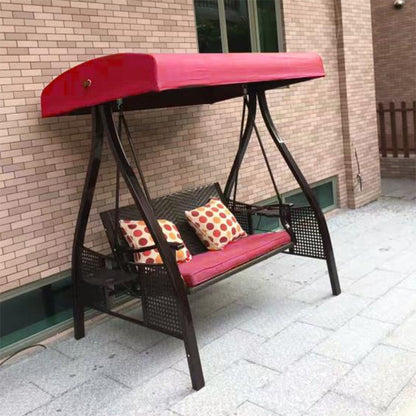 A outdoor swing rocking chair