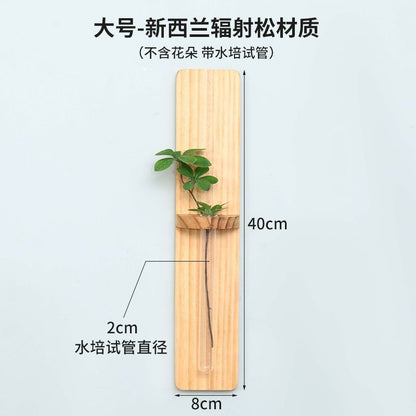 P Log Flowers Dried Flower Arranger Hydroponic Glass Test Tube Vase