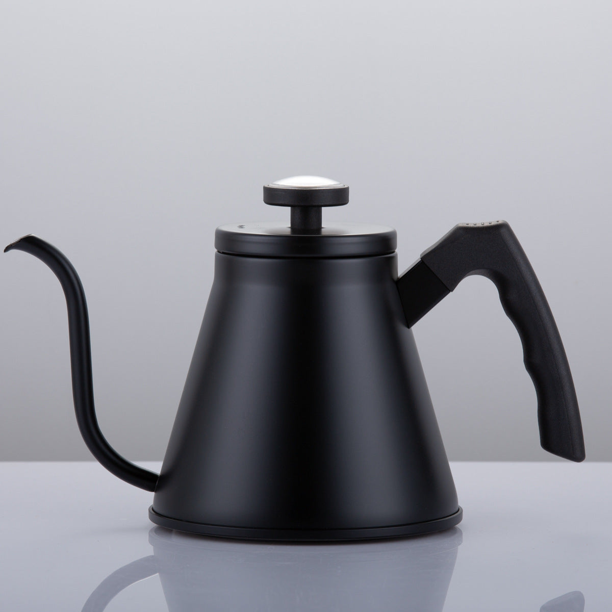 A Stainless steel temperature-controlled hand-brewed coffee pot, thermometer model drip filter Japanese-style small mouth kettle