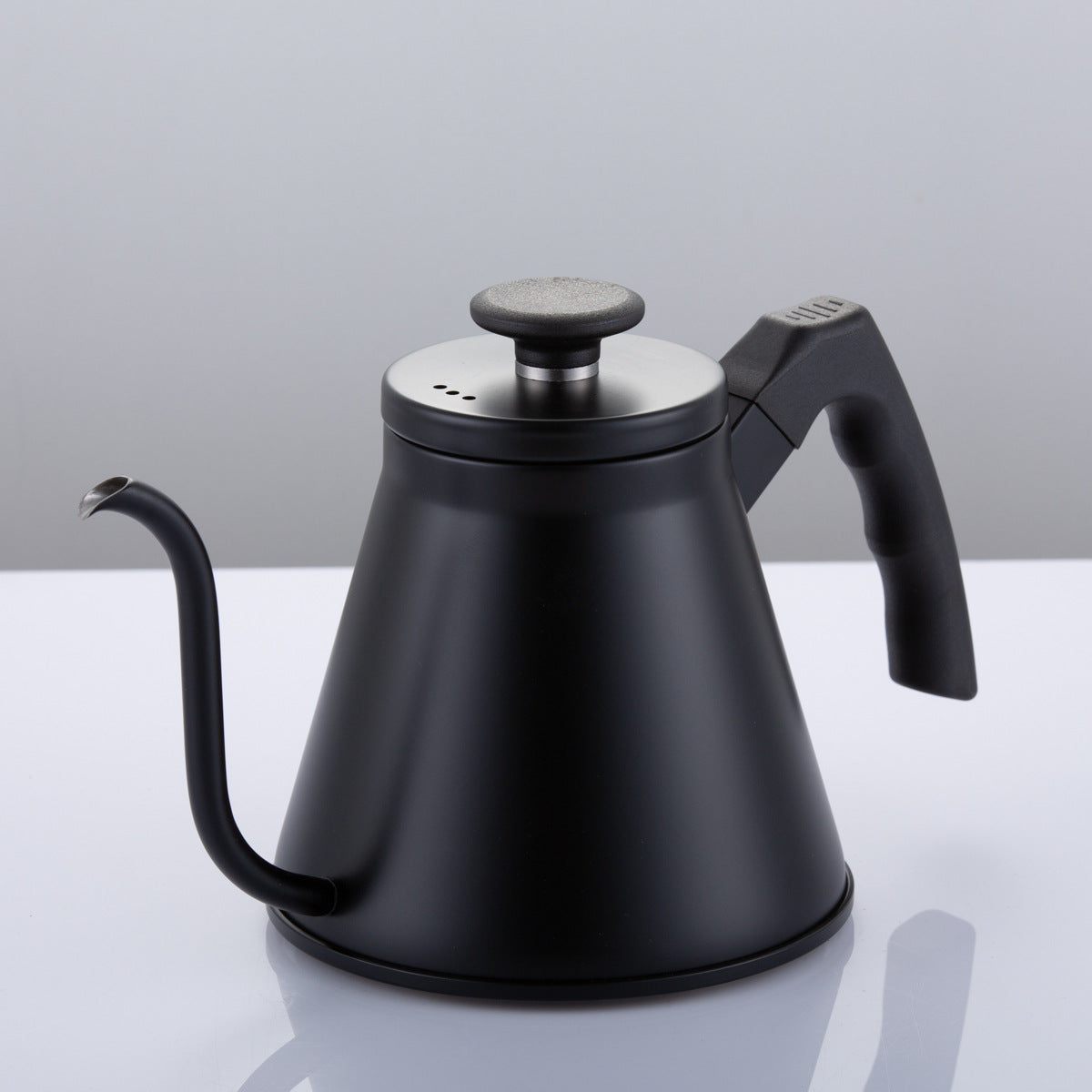 A Stainless steel temperature-controlled hand-brewed coffee pot, thermometer model drip filter Japanese-style small mouth kettle