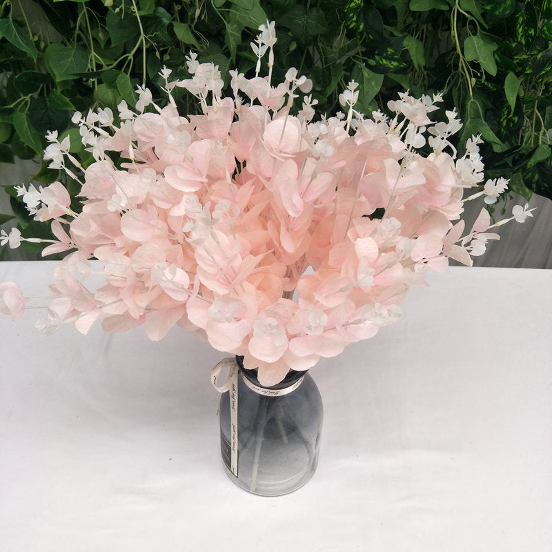 A small bunch of money leaves potted plants simulated green plants wedding home set shooting props silk flowers