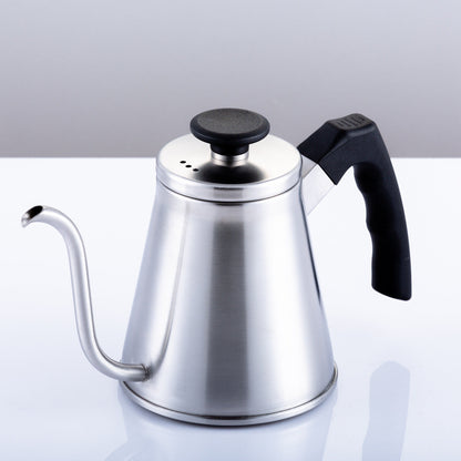 A Stainless steel temperature-controlled hand-brewed coffee pot, thermometer model drip filter Japanese-style small mouth kettle