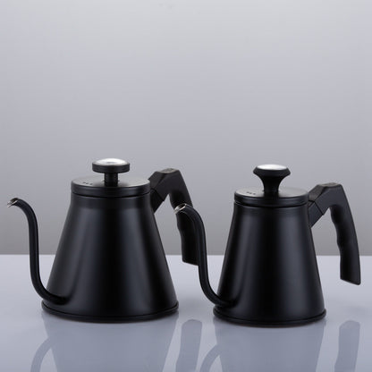 A Stainless steel temperature-controlled hand-brewed coffee pot, thermometer model drip filter Japanese-style small mouth kettle