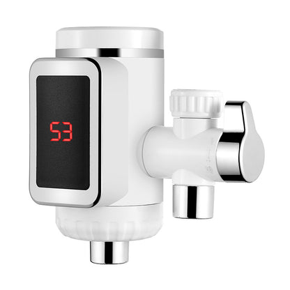 A digital display electric heating faucet wholesale instant fast heating faucet connection type electric heating faucet free installation