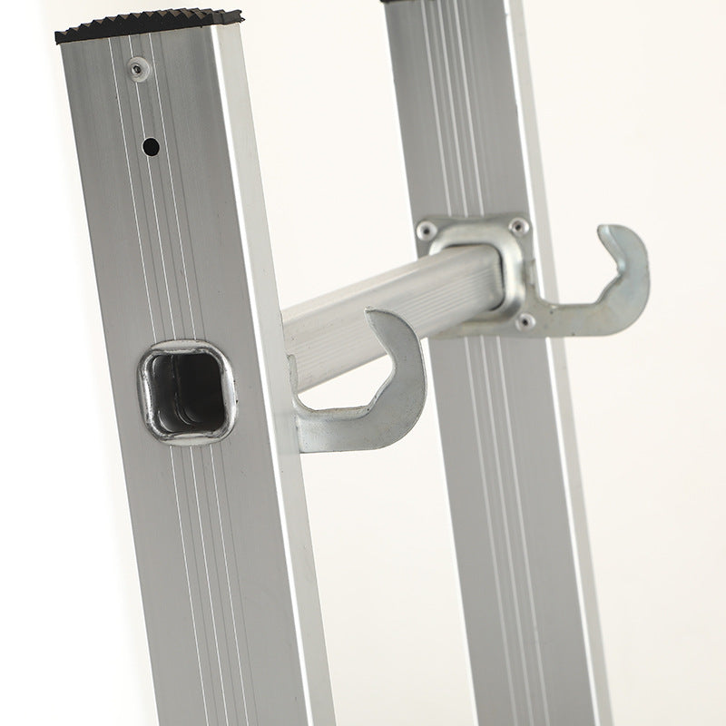 A thickened pedal safety hook scaffold ladder, strong and durable aluminum alloy double side ladder