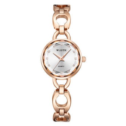 A New Ladies Watch Bracelet Steel Belt Watch Korean Edition Fashion Waterproof Student Quartz Watch Women's Watch