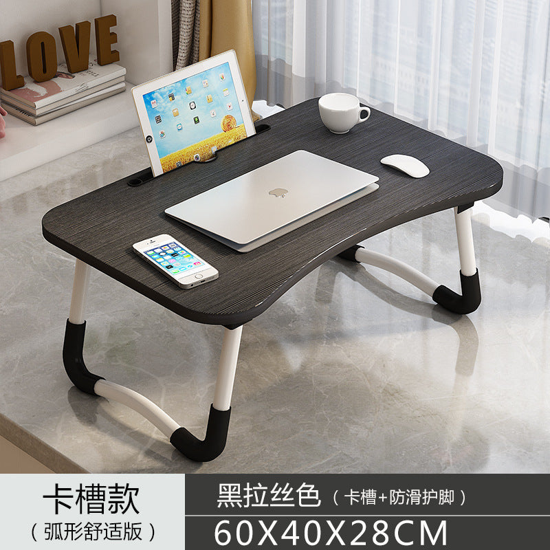 A: Removable bed table dormitory folding desk free computer desk office furniture