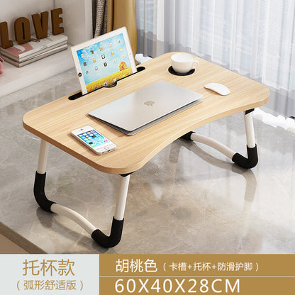 A: Removable bed table dormitory folding desk free computer desk office furniture
