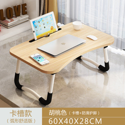A: Removable bed table dormitory folding desk free computer desk office furniture