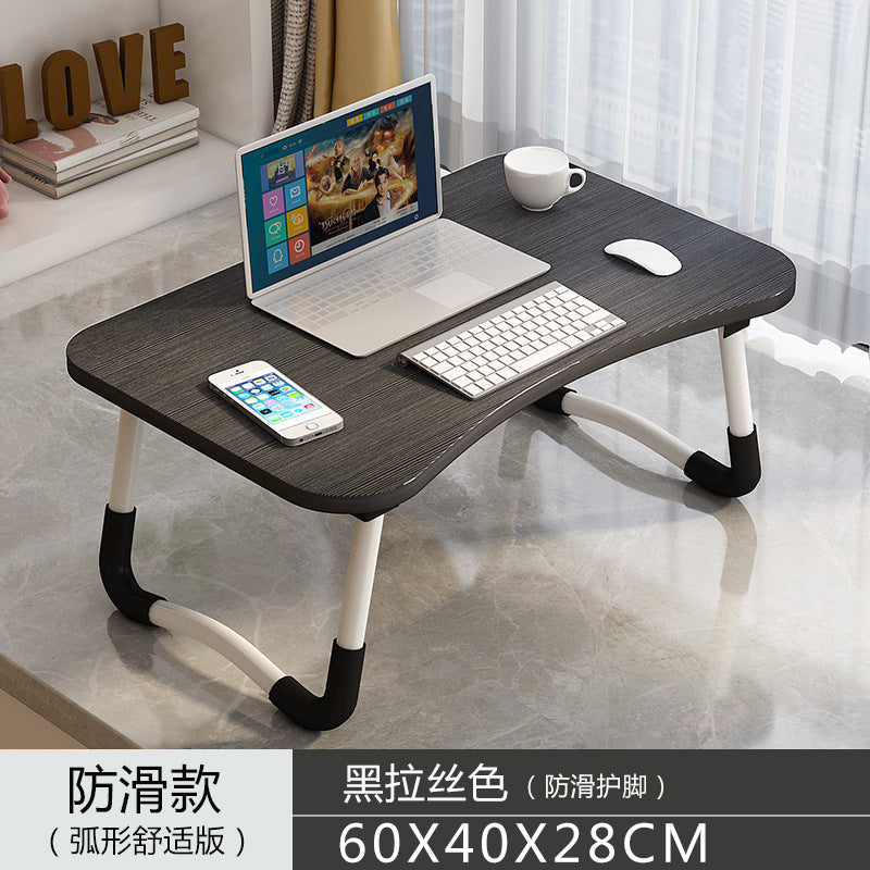 A: Removable bed table dormitory folding desk free computer desk office furniture
