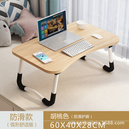 A: Removable bed table dormitory folding desk free computer desk office furniture