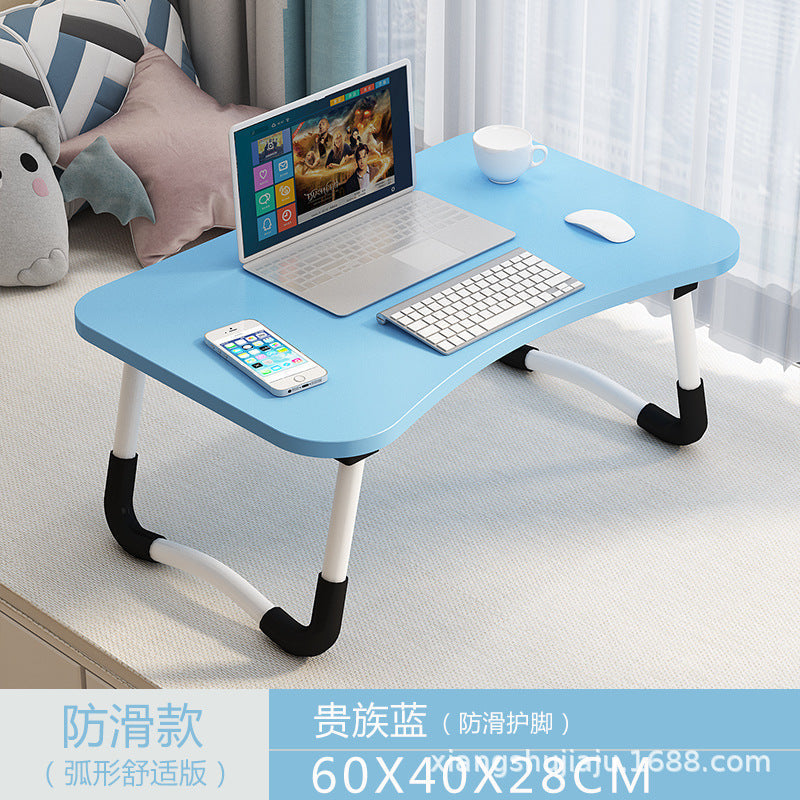 A: Removable bed table dormitory folding desk free computer desk office furniture