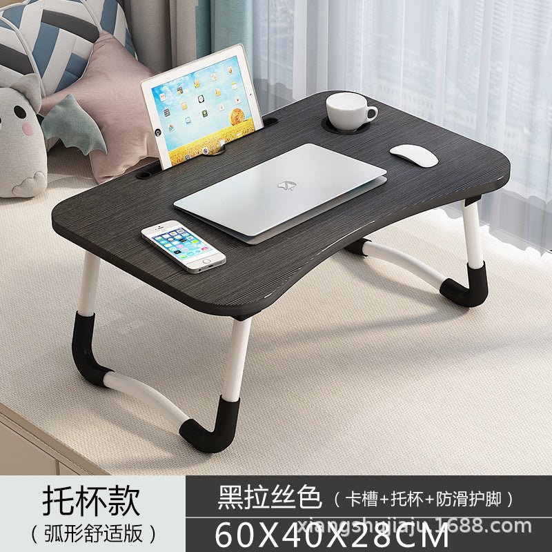A: Removable bed table dormitory folding desk free computer desk office furniture