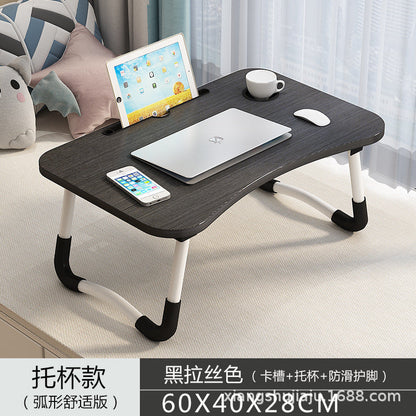 A: Removable bed table dormitory folding desk free computer desk office furniture