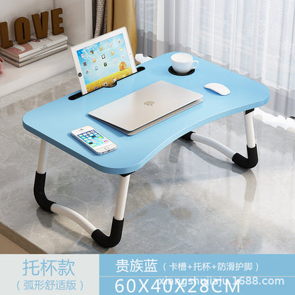 A: Removable bed table dormitory folding desk free computer desk office furniture