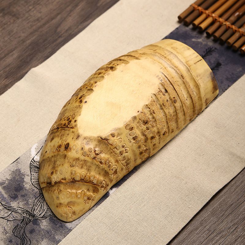 P Bamboo Products Bamboo Root Dried Fruit Plate