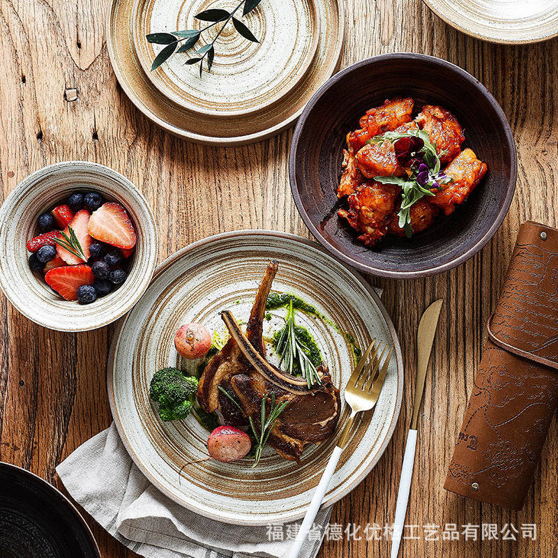 A ceramic tableware