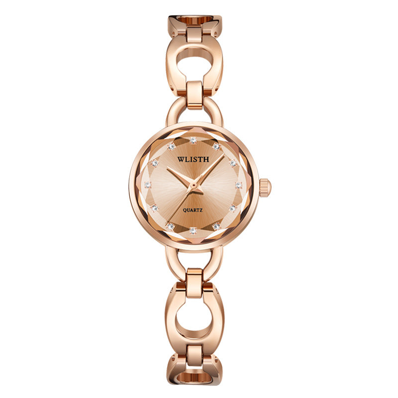 A New Ladies Watch Bracelet Steel Belt Watch Korean Edition Fashion Waterproof Student Quartz Watch Women's Watch